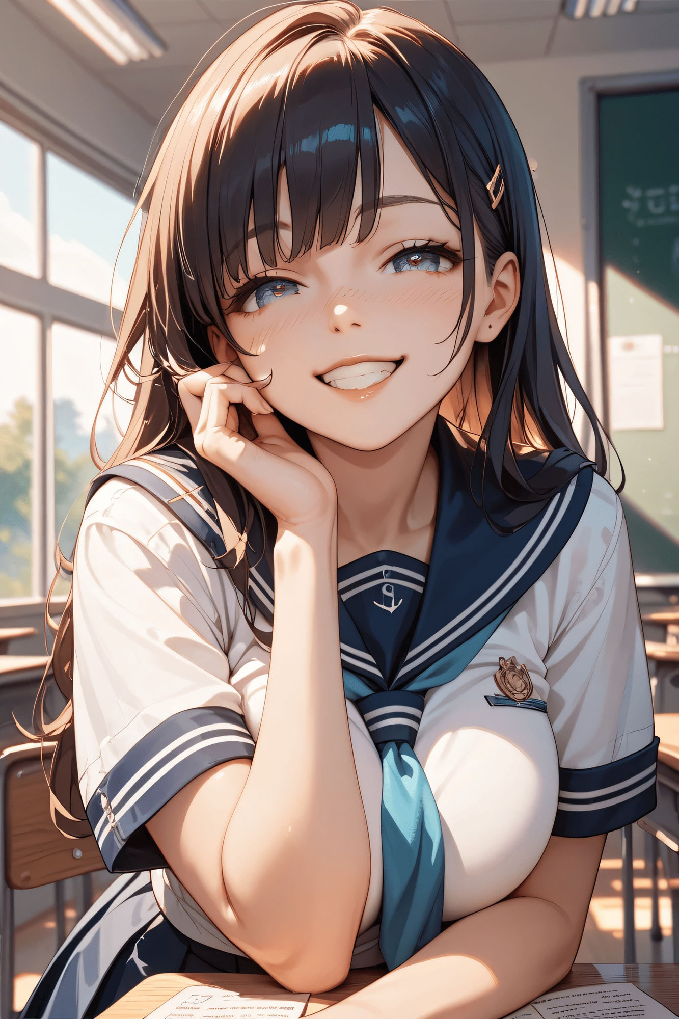 えちえち学園、中出しセックス 画像2