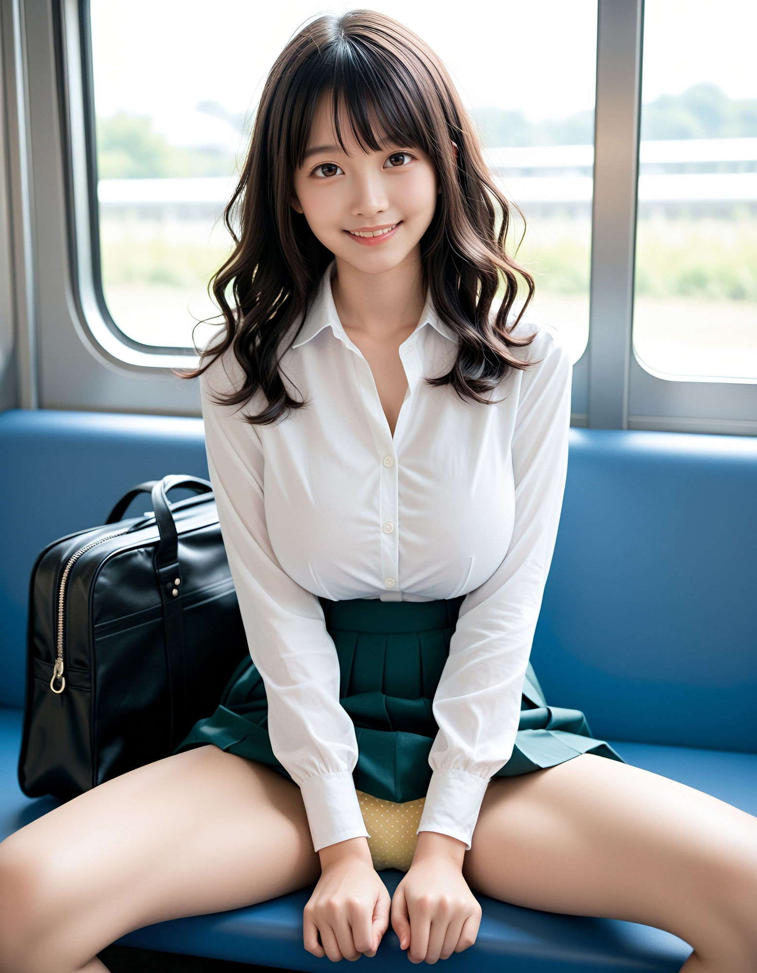 毎朝パンツを見せてくれる女子校生 画像4