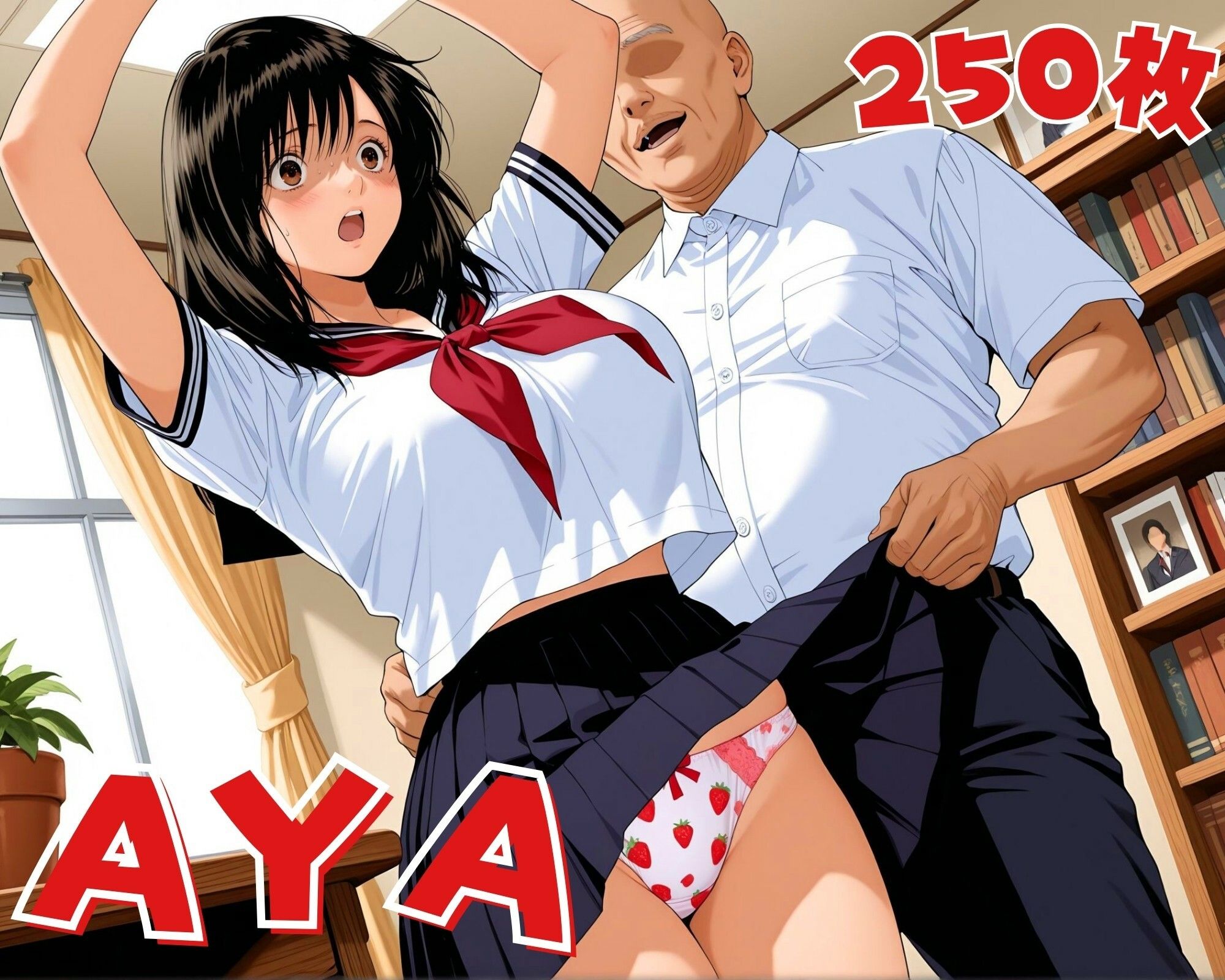 サンプル画像6:校長先生のイチゴ狩り TSUKASA＆AYA(パイパイロット) [d_582598]