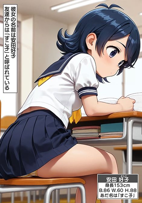 サンプル画像1:AIイラスト漫画 すこ子とキミの長い夜(sukosukoAI) [d_582614]