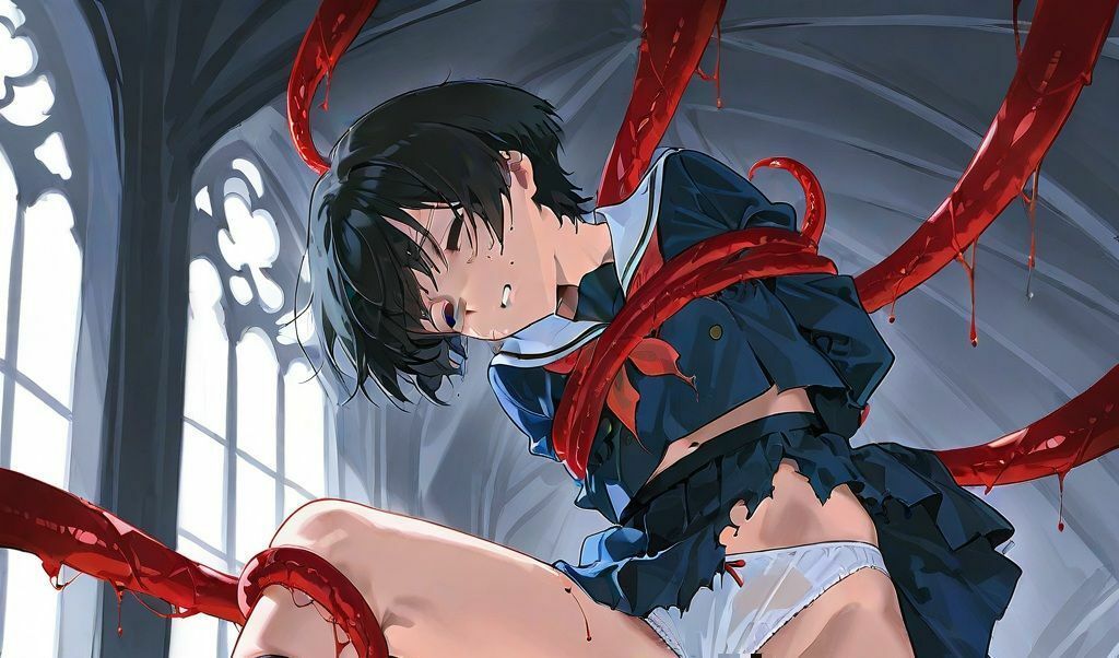 サンプル画像1:触手・処女喪失(もう限界) [d_582622]