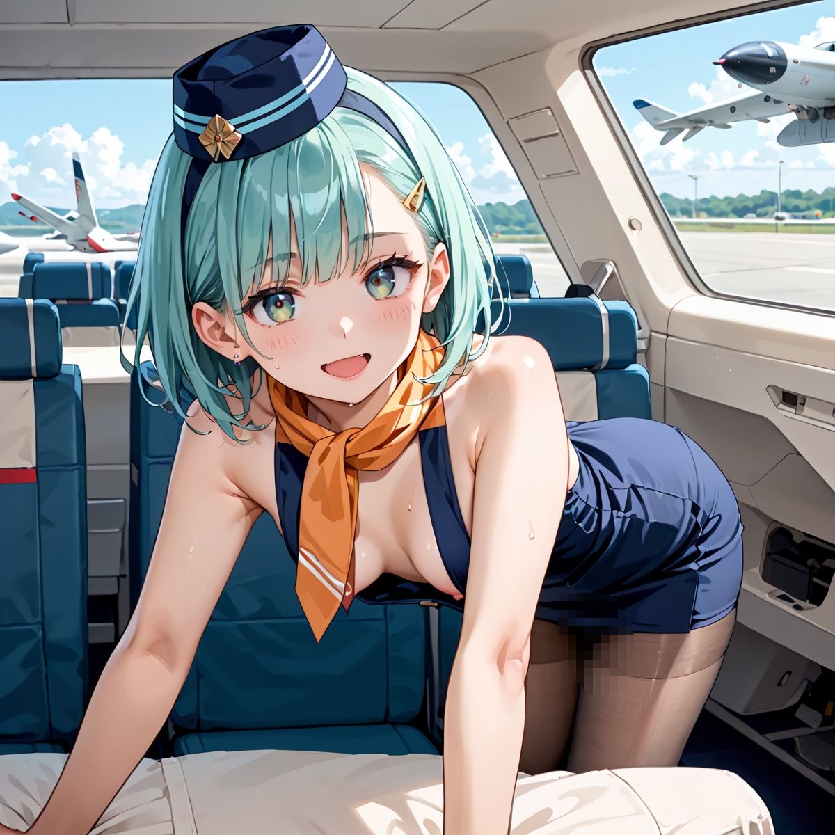 魅惑の機内サービス!HなCAさんとイくまでロングフライト!?vol.3 画像7