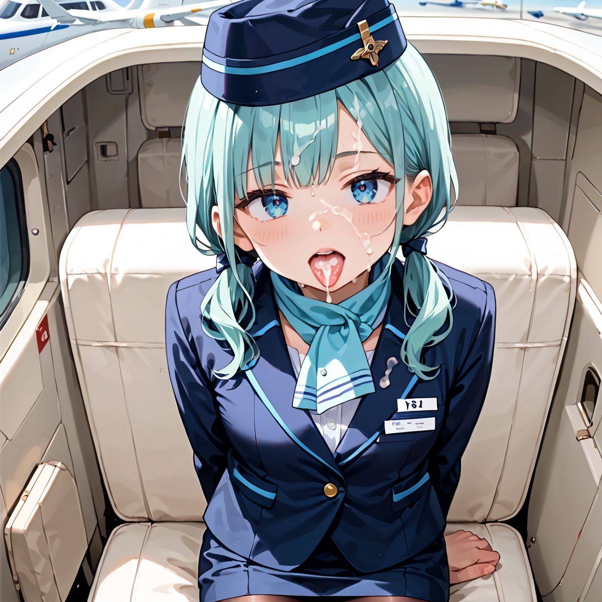 魅惑の機内サービス!HなCAさんとイくまでロングフライト!?vol.4 画像7