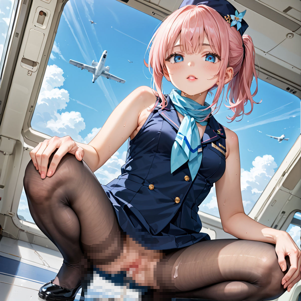 魅惑の機内サービス!HなCAさんとイくまでロングフライト!?vol.5 画像3