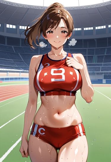 汗だく陸上セパ女子その2 画像2