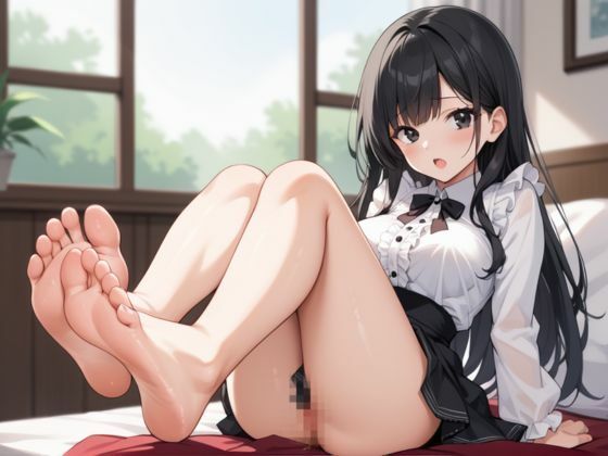 サンプル画像1:でかおっぱいな彼女と朝から晩までHする休日(しろいか) [d_582740]