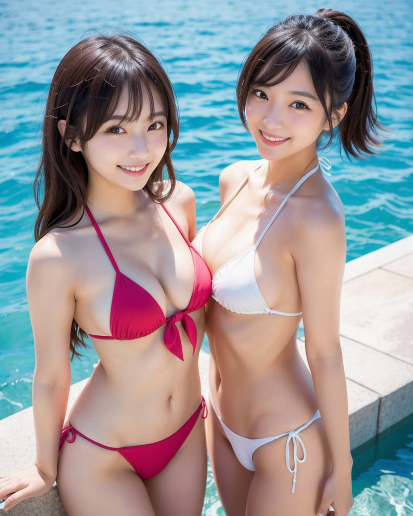 サンプル画像6:プレミアム  アイドル  2人組  水着  画像集227枚  パート2(プレミアムとうもころし) [d_582762]