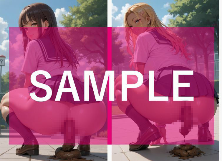 密着!剛毛ギャルと美女たちの脱糞〜公園編〜(全140枚) 画像1