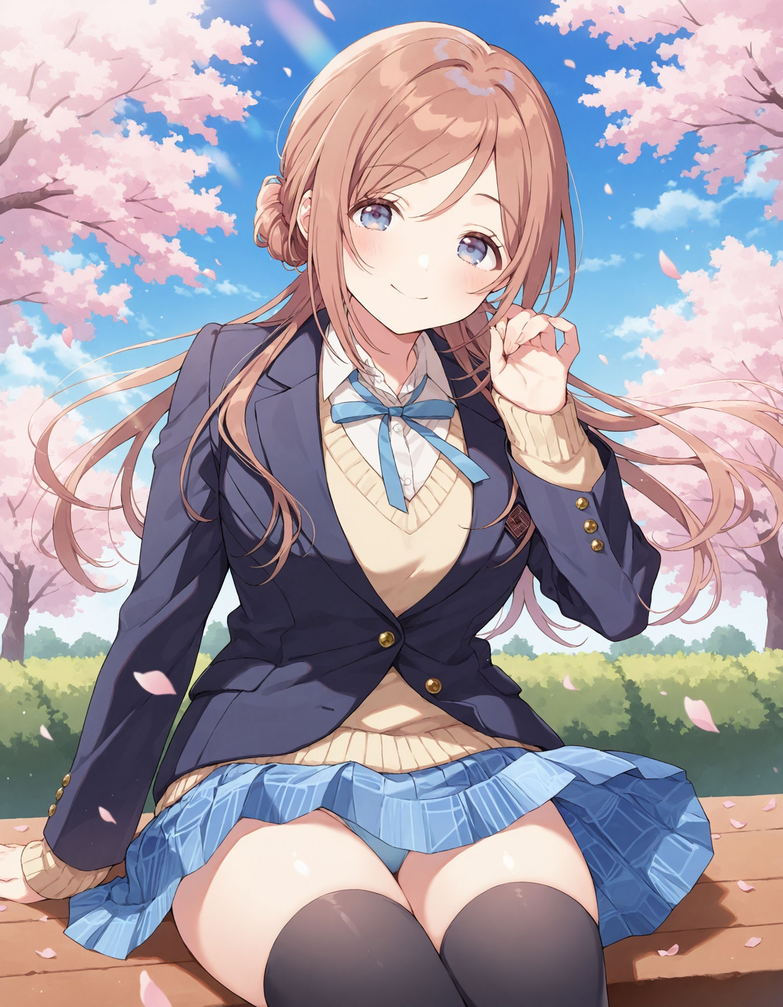 サンプル画像3:姫〇莉波のパンチラ〜制服編〜(D.P.H.) [d_582938]