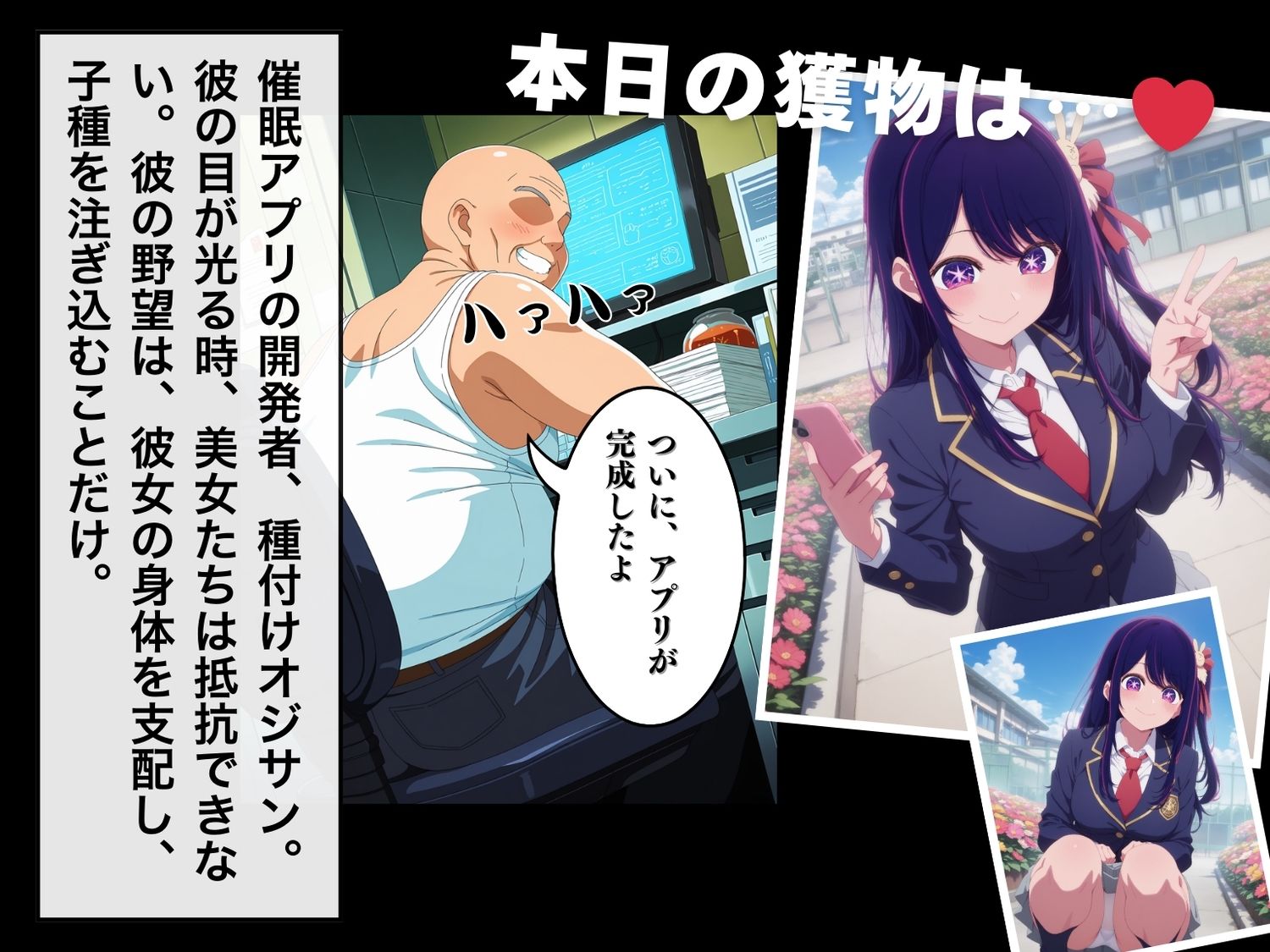 サンプル画像1:【催●・寝取られ・妊娠】推し●子  星● アイ(電脳ポップコーン) [d_582966]