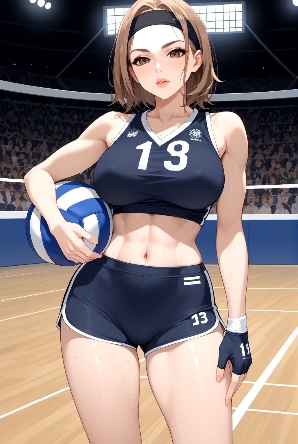 熟女バレーチームの着衣誘惑―見せつけられた熟艶肢体― 画像1