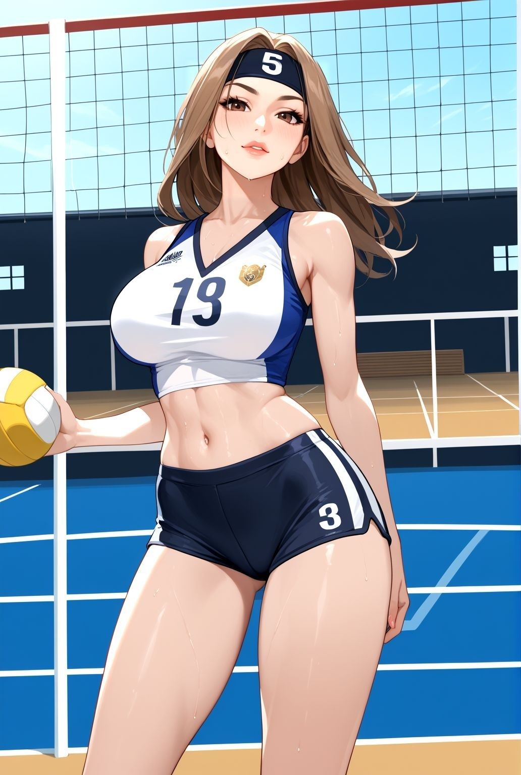 サンプル画像2:熟女バレーチームの着衣誘惑―見せつけられた熟艶肢体―(快楽熟女クラブ) [d_582970]