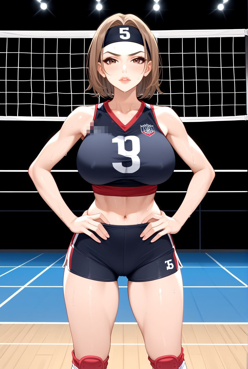 サンプル画像3:熟女バレーチームの着衣誘惑―見せつけられた熟艶肢体―(快楽熟女クラブ) [d_582970]