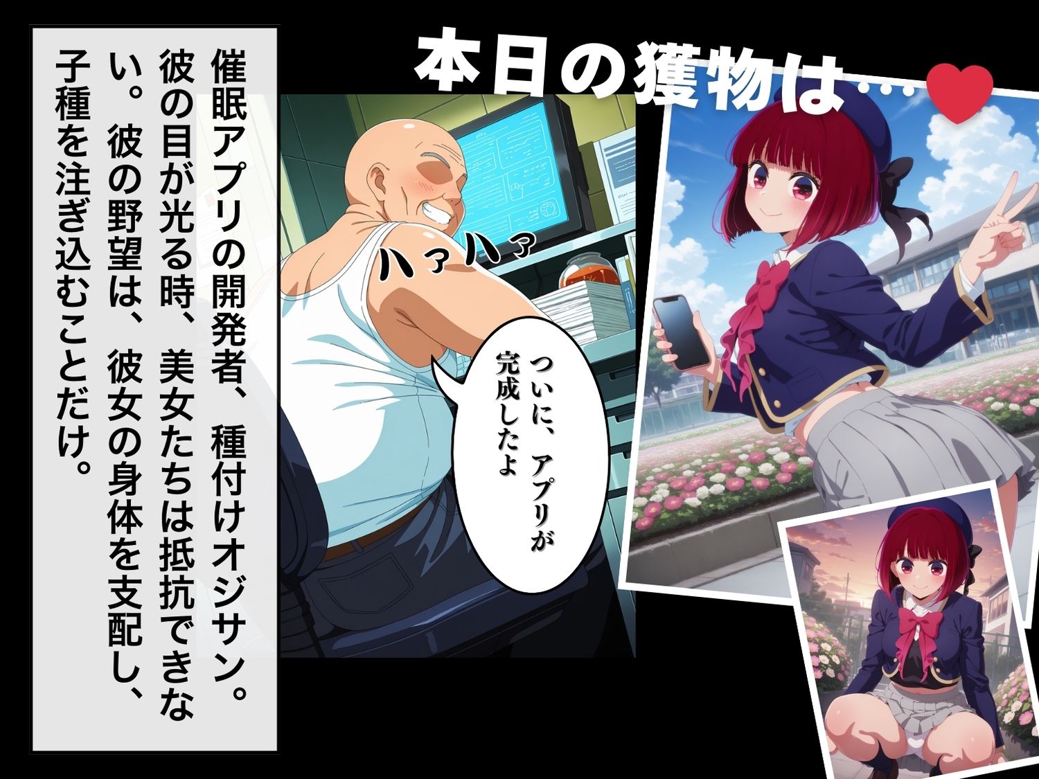 サンプル画像1:【催●・寝取られ・妊娠】推し●子  有● かな(電脳ポップコーン) [d_582987]