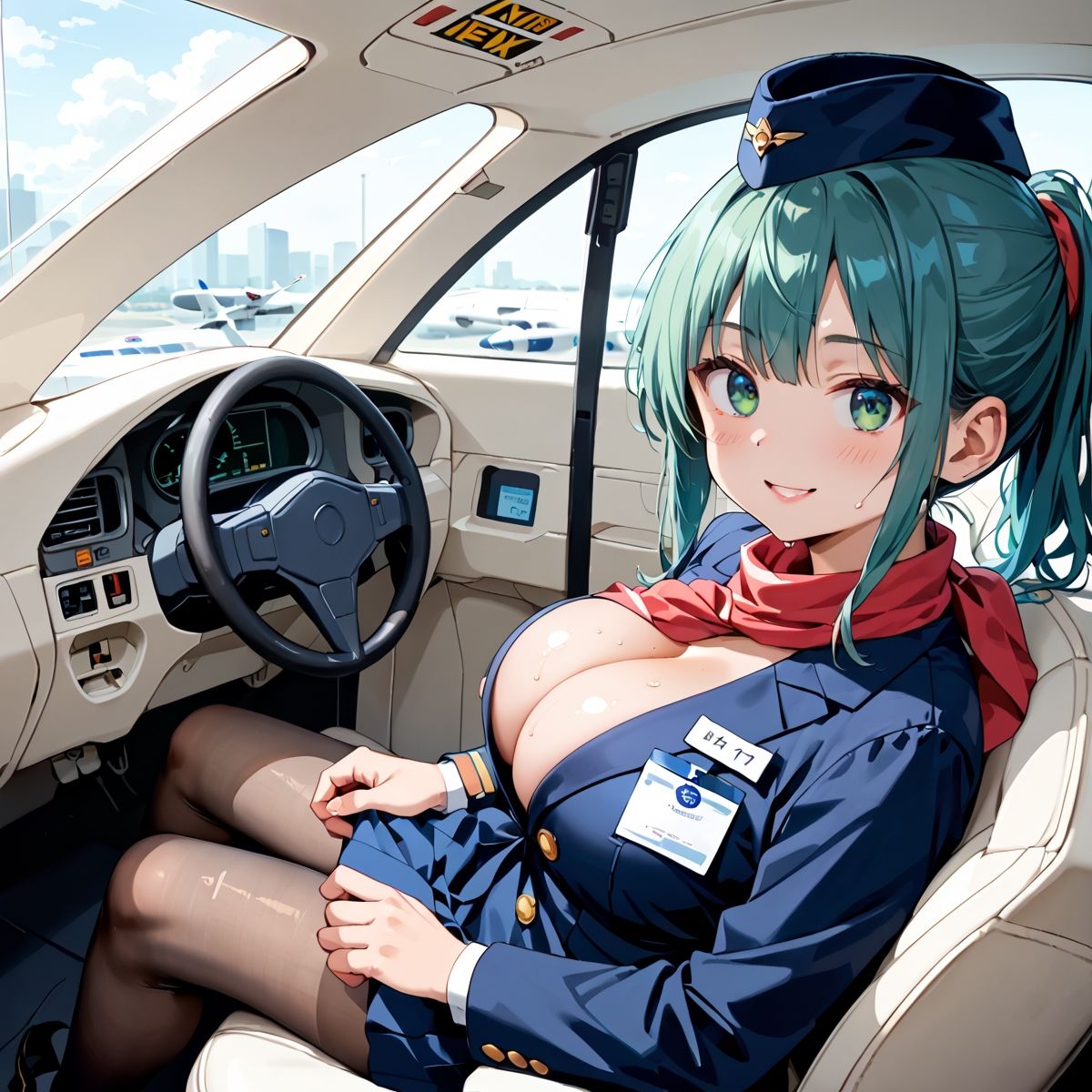 魅惑の機内サービス!HなCAさんとイくまでロングフライト!?vol.16 画像2