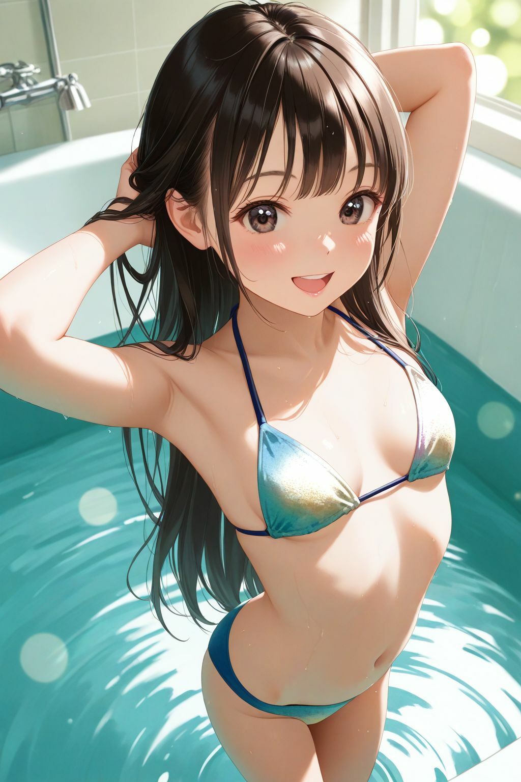 サンプル画像2:ドキドキ！コスプレCollection1〜ビキニ水着・貧乳(ぱてぃすりーず) [d_583020]