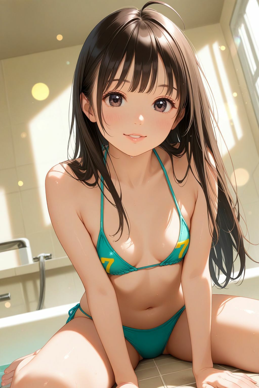 サンプル画像5:ドキドキ！コスプレCollection1〜ビキニ水着・貧乳(ぱてぃすりーず) [d_583020]