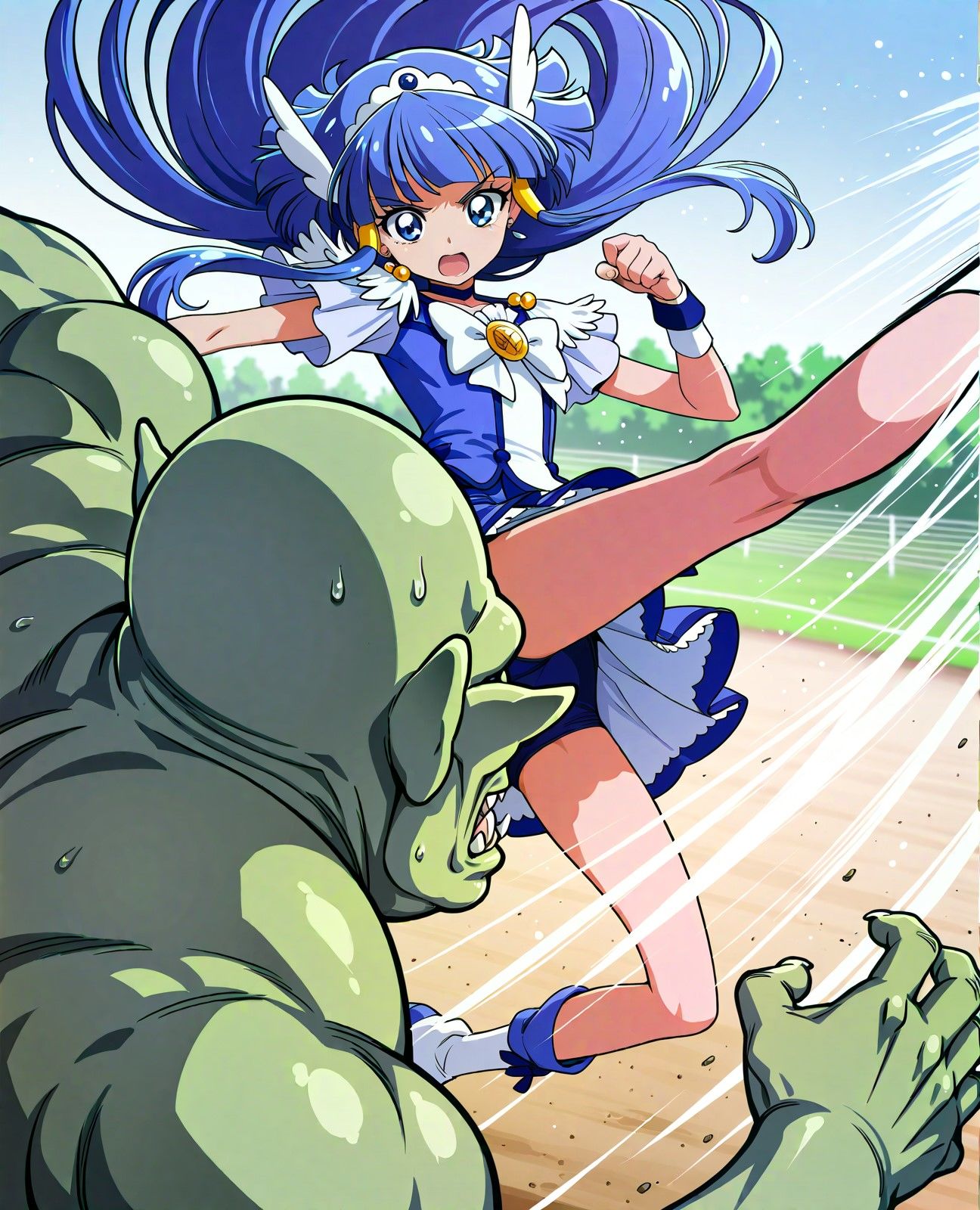 サンプル画像6:異世界から来たオーク軍にプリキ〇アビューティが敗北した(Peppermutton) [d_583057]