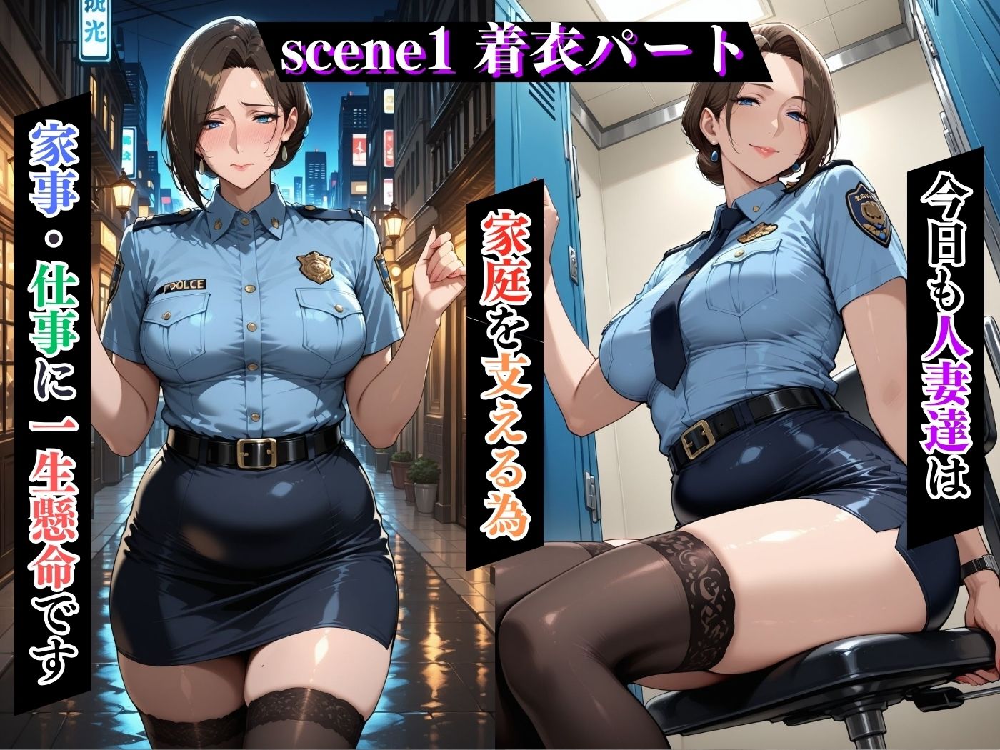 肉感人妻種付け〜人妻警察官もデカちん堕ち淫乱パトロール24時〜4