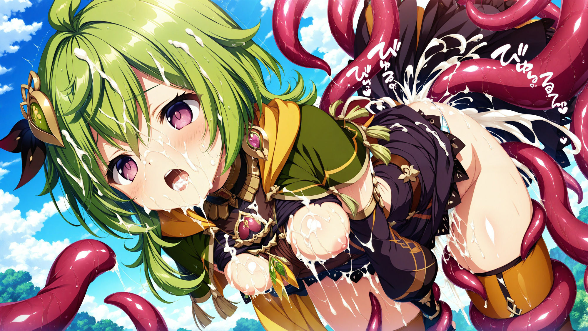 サンプル画像1:触手に囚われた少女達 〜原神編〜 Vol.3(星のアトリエ) [d_583070]