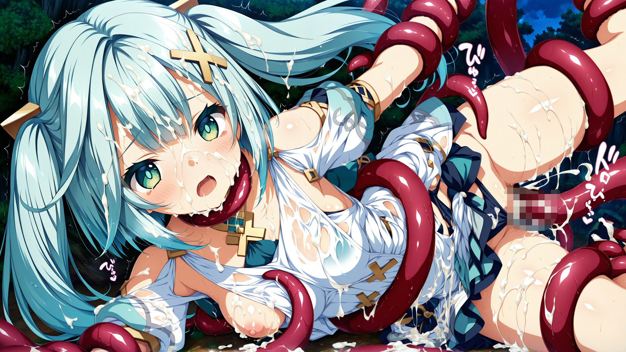 サンプル画像3:触手に囚われた少女達 〜原神編〜 Vol.3(星のアトリエ) [d_583070]