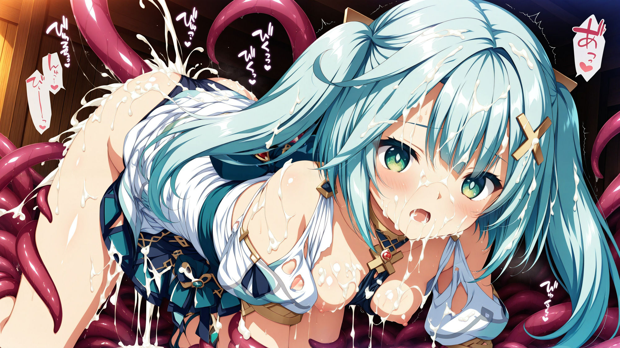 サンプル画像4:触手に囚われた少女達 〜原神編〜 Vol.3(星のアトリエ) [d_583070]