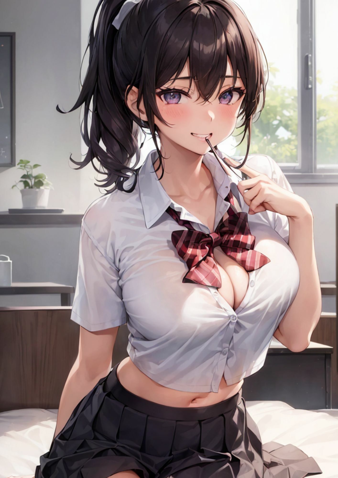 サンプル画像5:夜の教室で好き勝手にヤる(1der満) [d_583095]