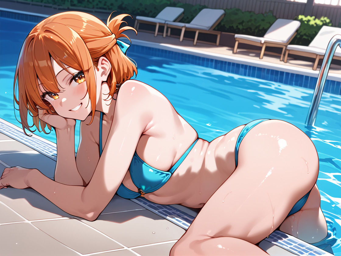 サンプル画像3:日替り肉便器  白ギャル×ビキニ(ぷるぷるプリン) [d_583116]