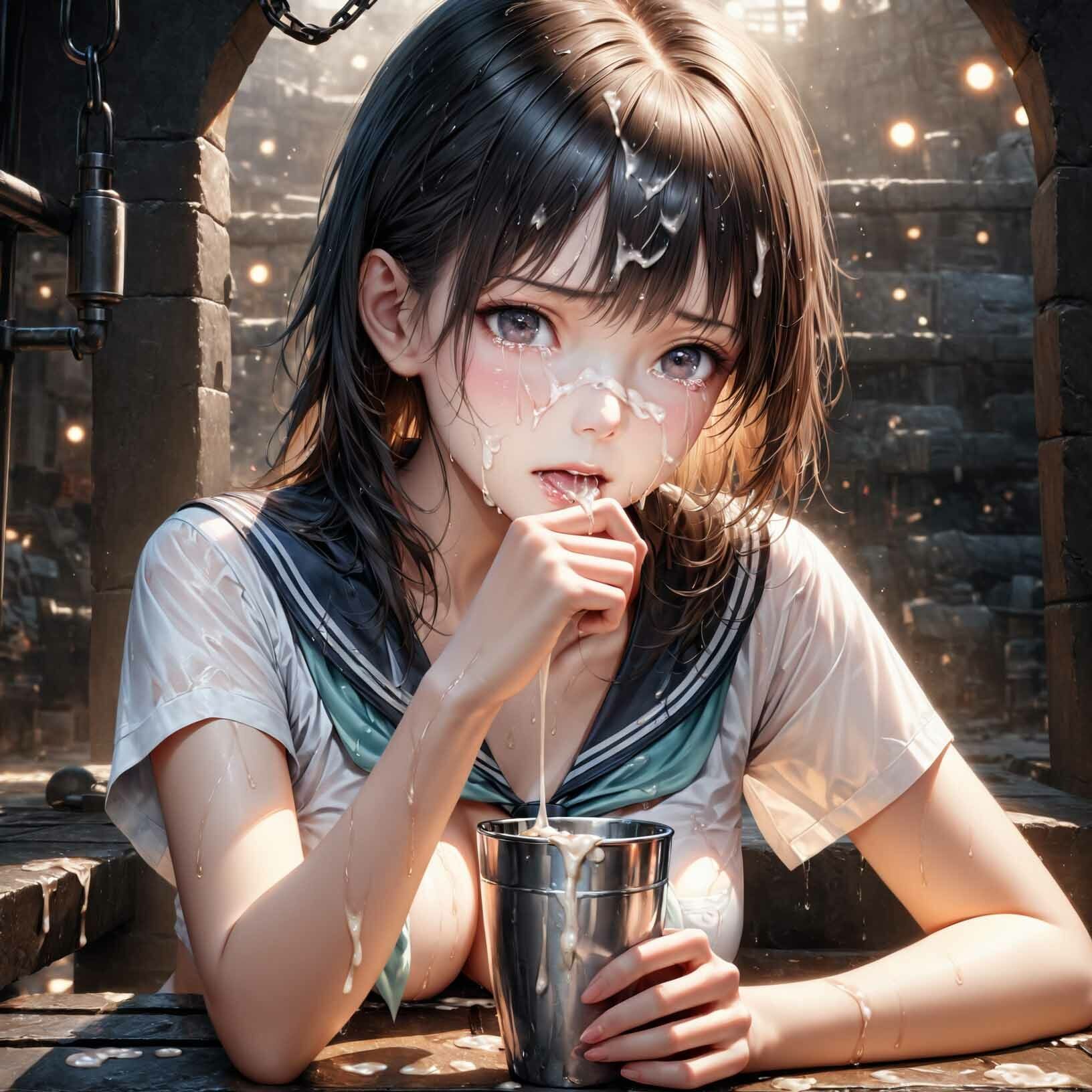 サンプル画像5:SM ザーメン責め  その2(マキ) [d_583122]