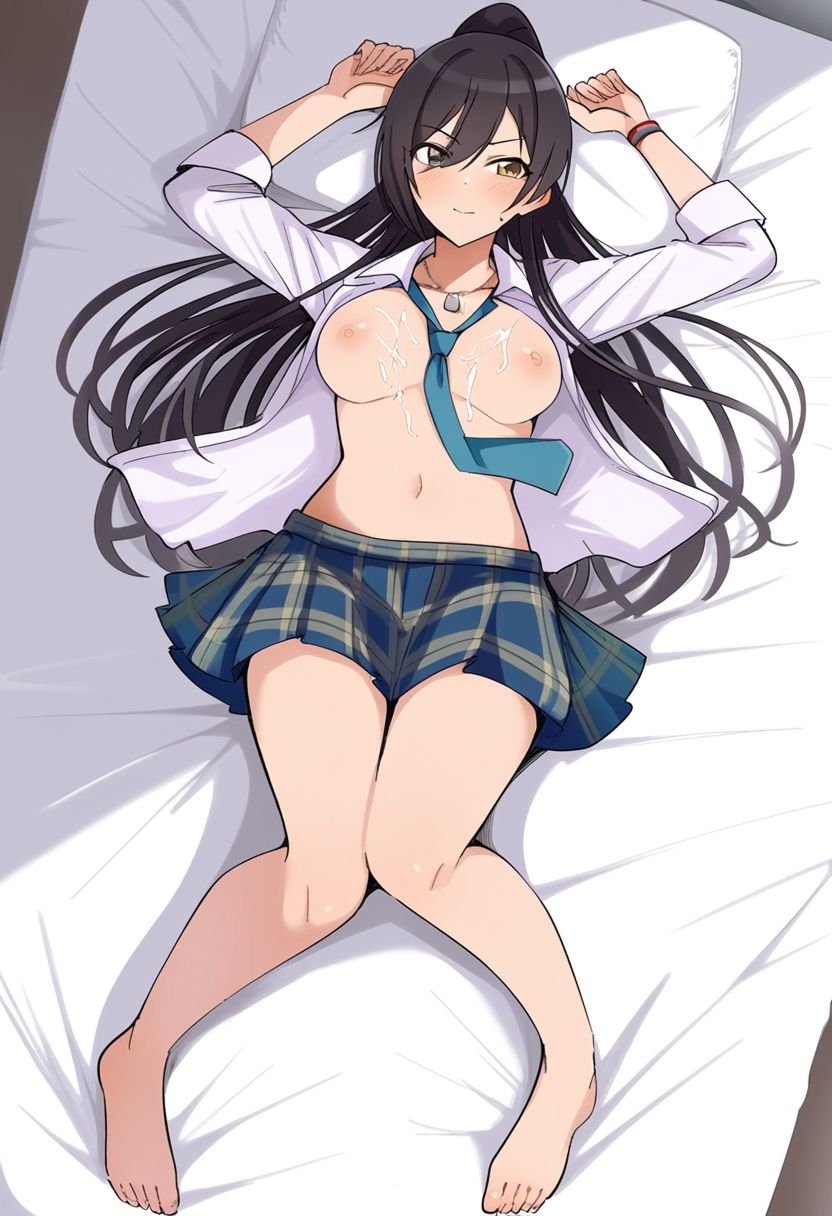 サンプル画像4:美少女アイドルと子作り（白〇咲耶編）(skin_head) [d_583165]