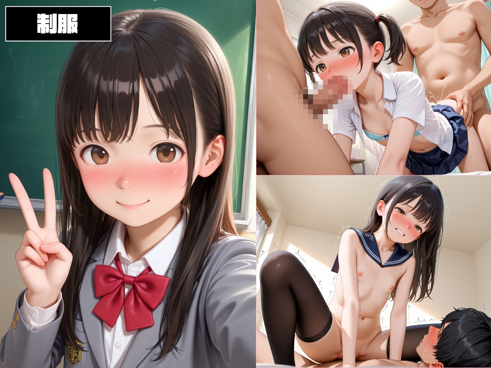 つるぺた総集編450枚【制服・マネージャー・逆バニー】画像no.3