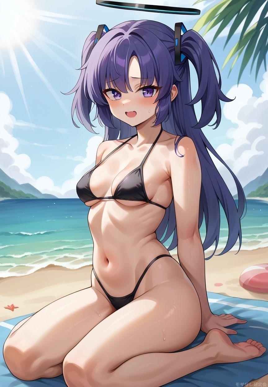 サンプル画像4:ブルア○なヌーディストビーチ2 生徒会編(モザなし研究会) [d_583211]