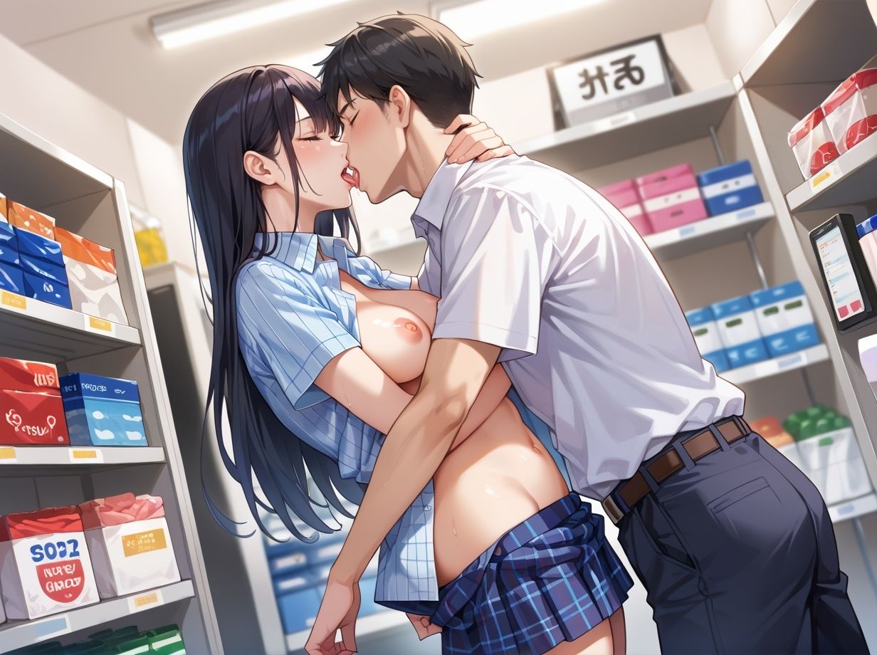 サンプル画像2:万引きしちゃっただけなのに  極太店員の性奴●にされました(妄想マカロン) [d_583220]