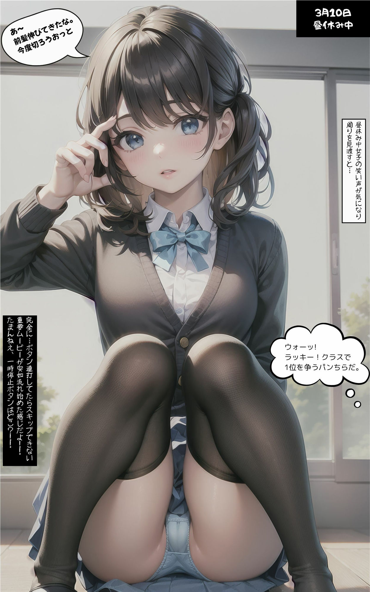 サンプル画像1:日常パンちら絵日記 VOL.1(零式AIラボ) [d_583248]