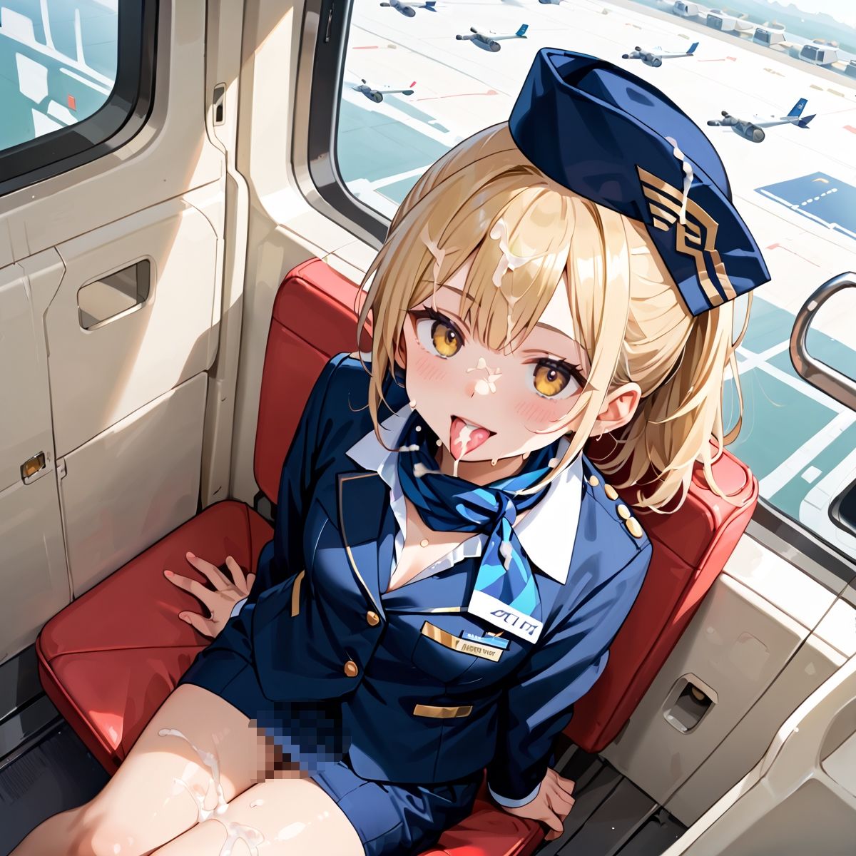 魅惑の機内サービス!HなCAさんとイくまでロングフライト!?vol.18 画像5