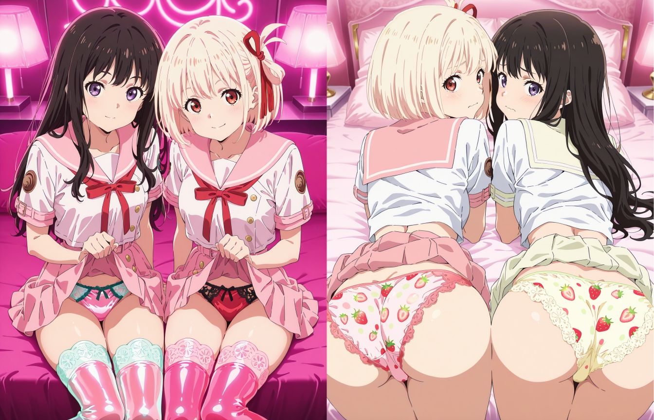 サンプル画像5:リコリコのパンツ3(五本木ポメ) [d_583363]