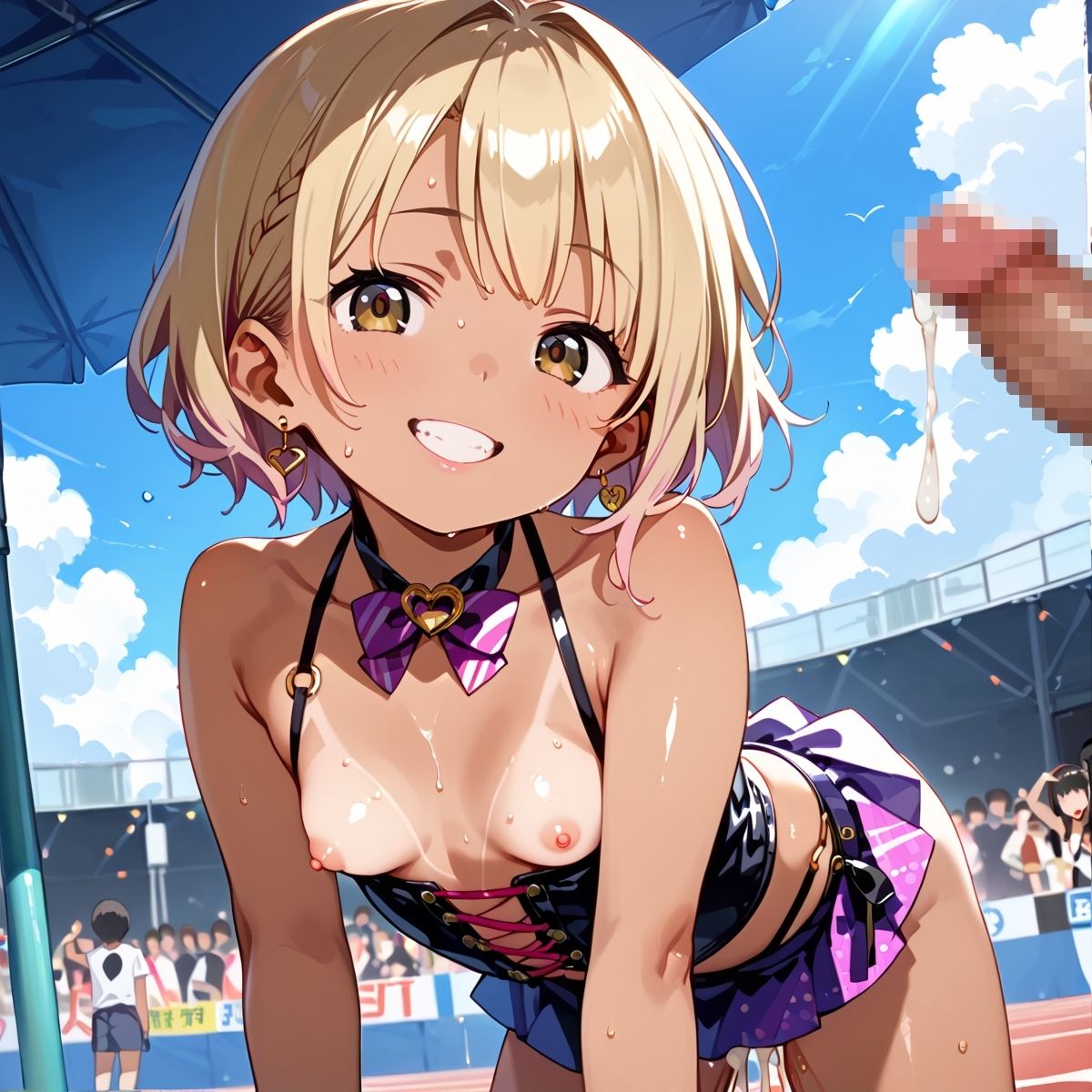 貧乳ロリギャルアイドル！野外ライブセックスパート2_7