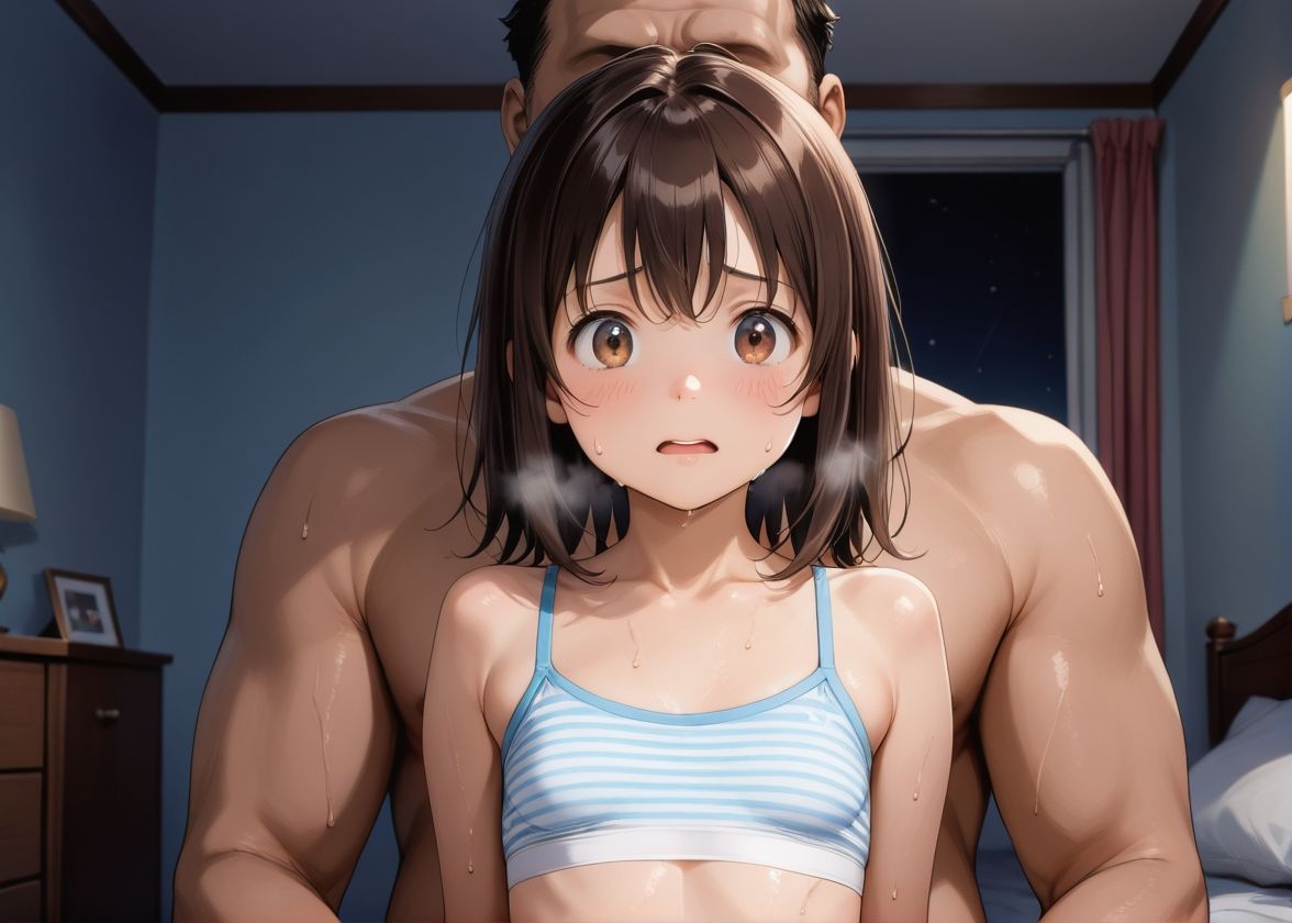汚部屋おじさんと捕らわれ少女 画像2