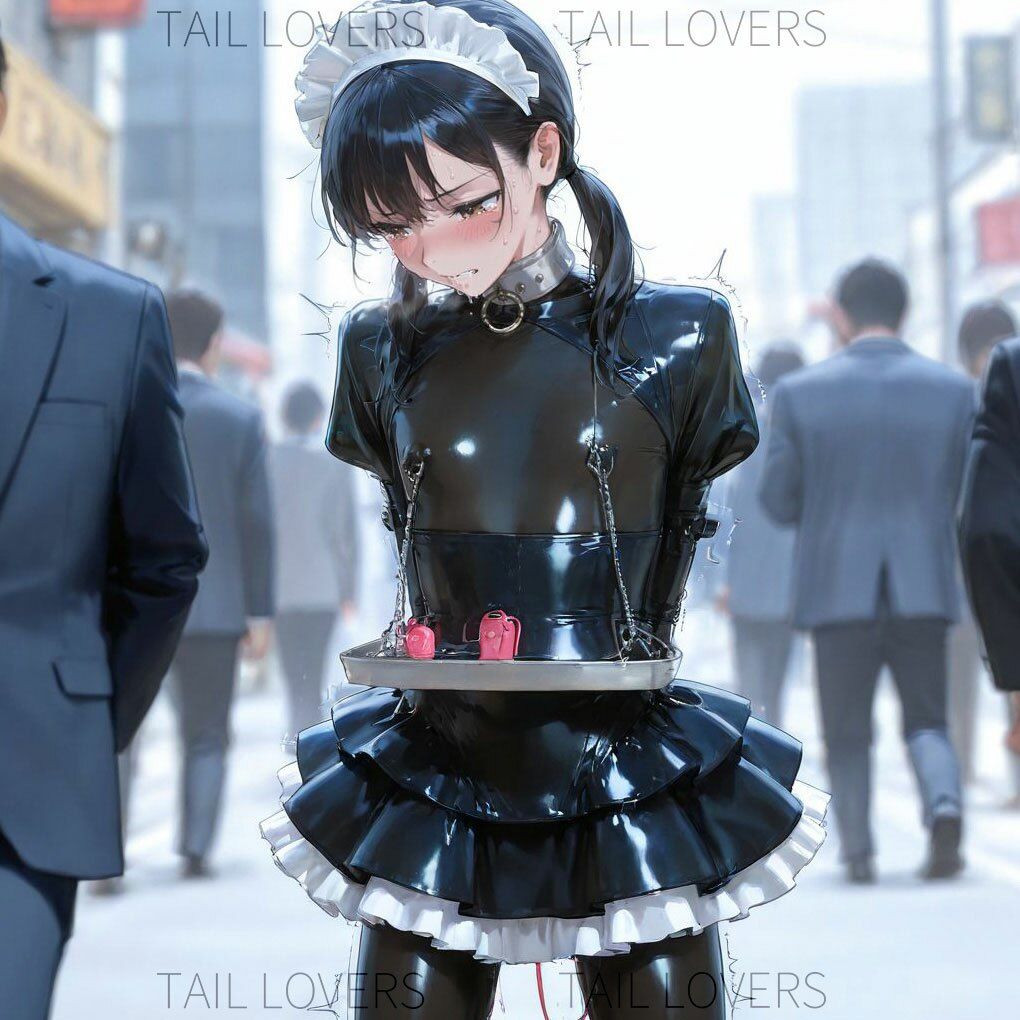 サンプル画像1:護謨学院『拘束メイド喫茶』｜Bondage Maid Café【337枚】(TAIL LOVERS) [d_583484]