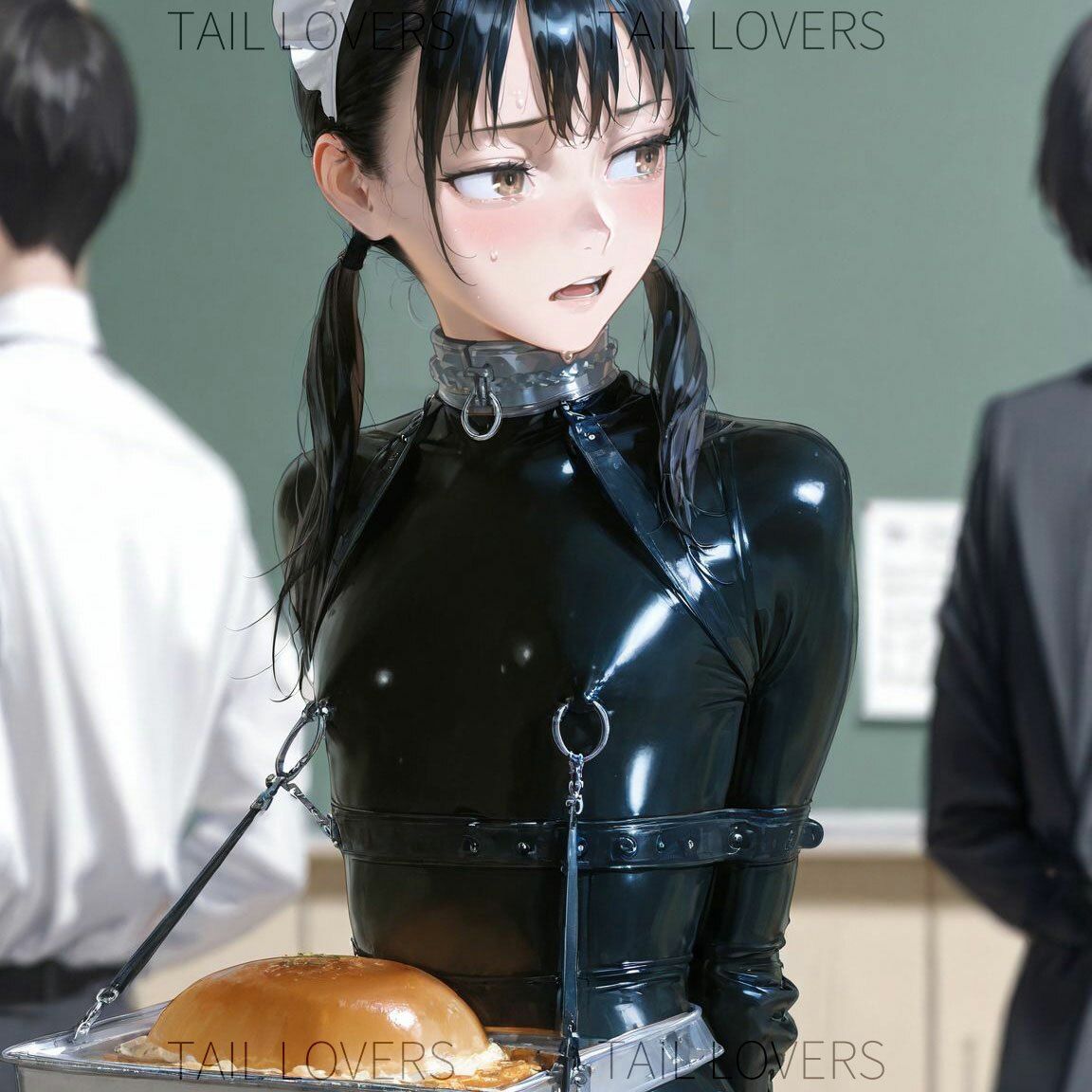 サンプル画像3:護謨学院『拘束メイド喫茶』｜Bondage Maid Café【337枚】(TAIL LOVERS) [d_583484]