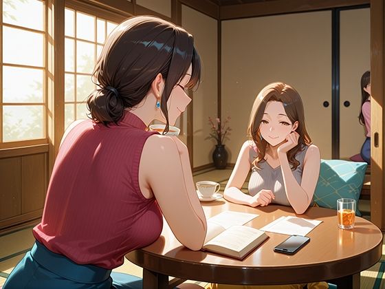 サンプル画像1:若妻だらけの町内会は誘惑だらけ！ドスケベ若妻がハメを外し過ぎてまさかのハーレム大乱交！(完熟マンゴー) [d_583566]