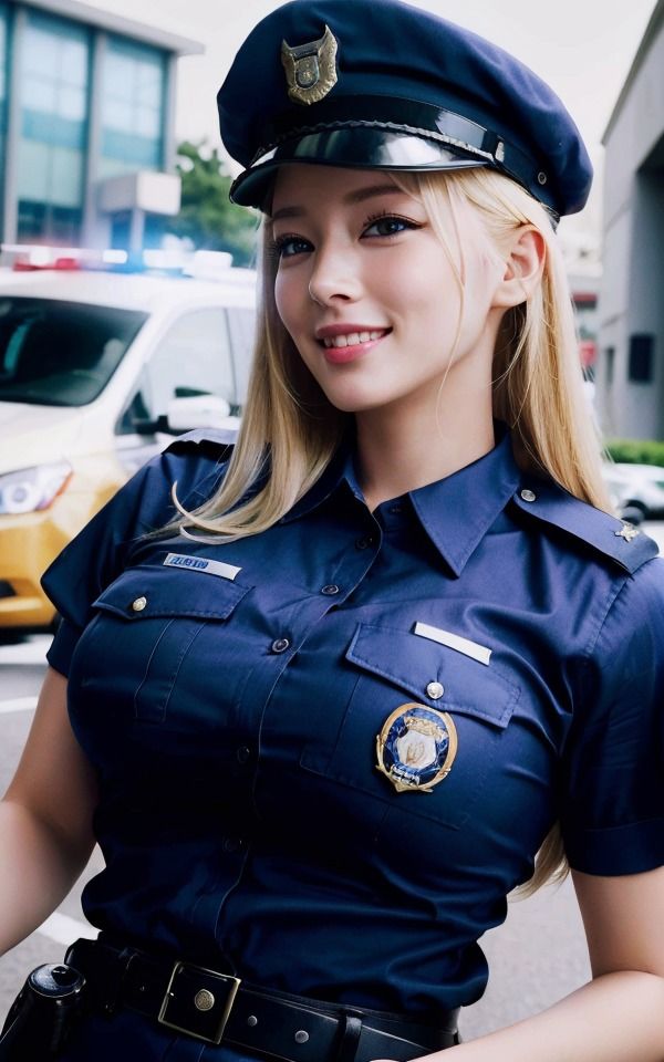 サンプル画像5:魅惑の金髪ポリス(AI美女CLUB) [d_583583]