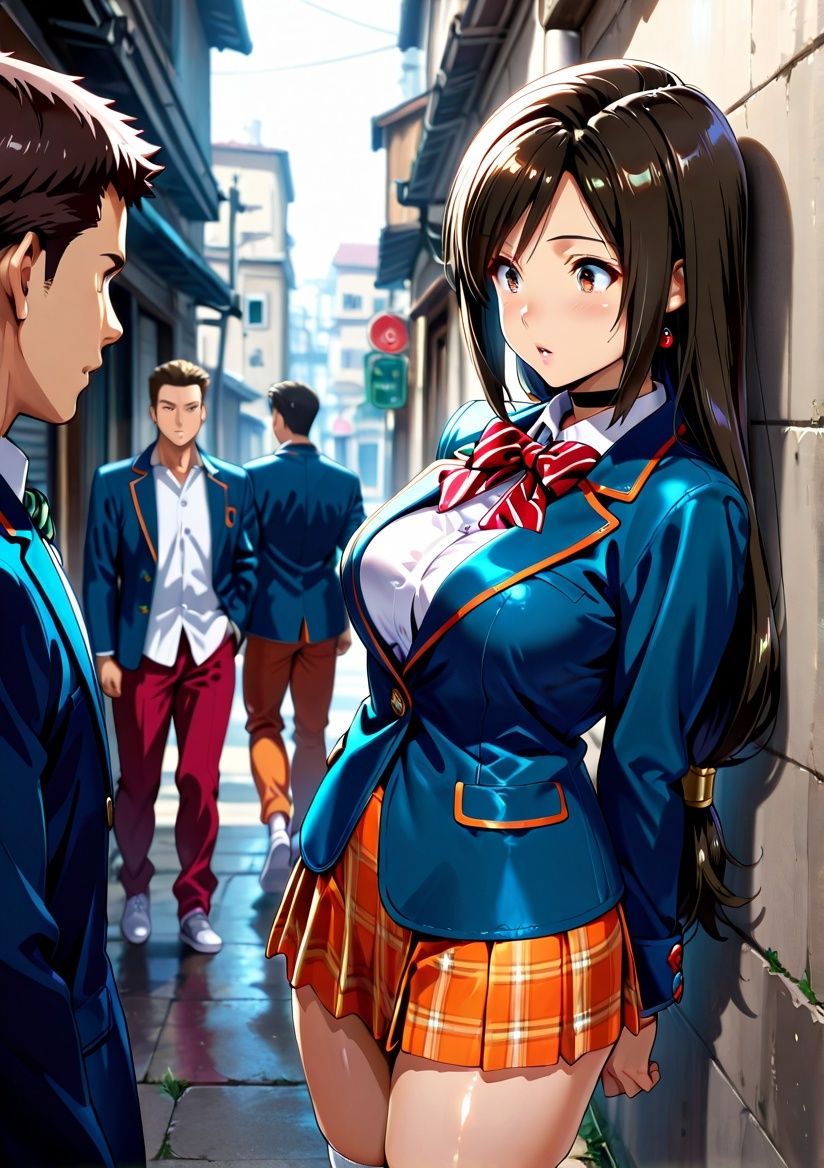 サンプル画像1:クラスの一軍女子 ガーネット・ティル・アレク〇ンドロス17世 は発情期(月が満ちるとき) [d_583605]