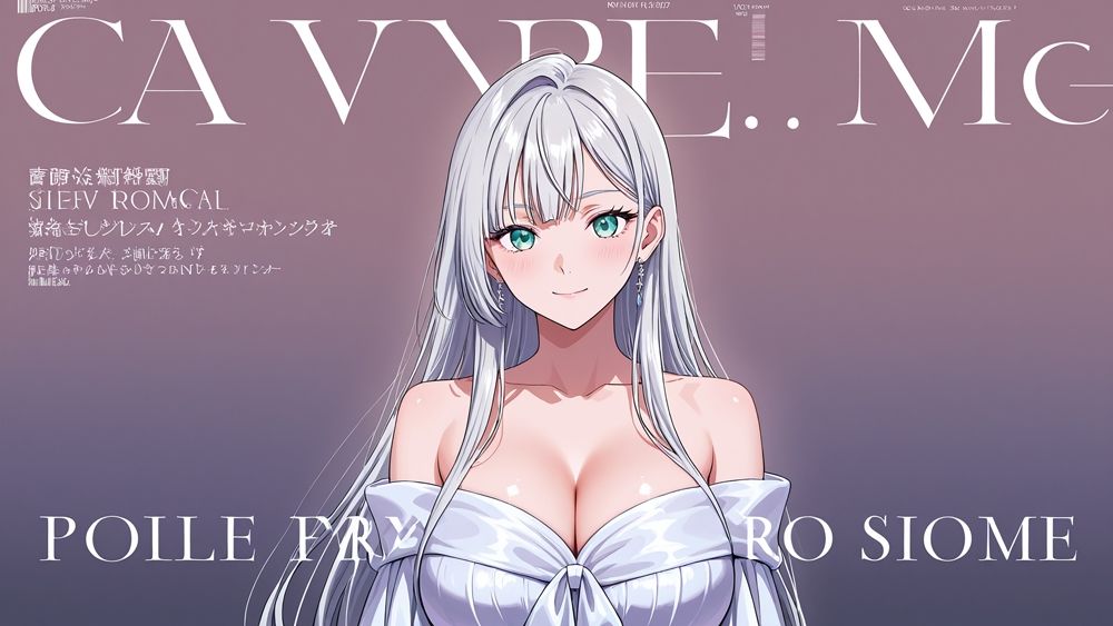 サンプル画像3:高級リゾートで爆乳オレ髪＆銀髪グラビア秘密の孕ませ撮影【4K】(御一堂) [d_583637]