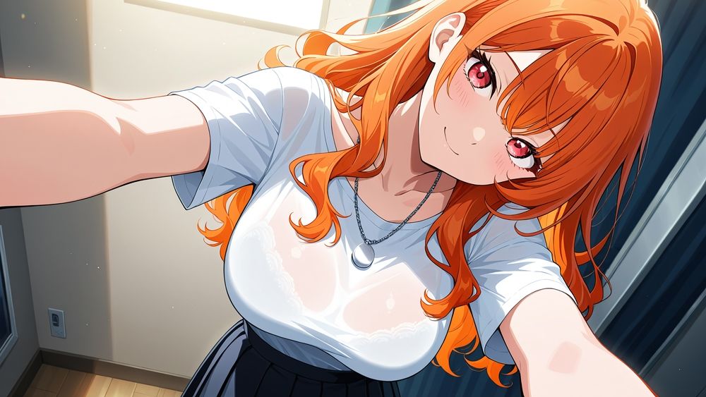 サンプル画像4:高級リゾートで爆乳オレ髪＆銀髪グラビア秘密の孕ませ撮影【4K】(御一堂) [d_583637]