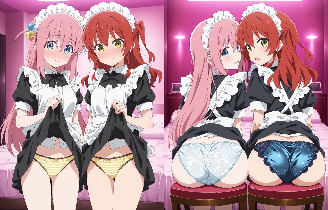 サンプル画像2:ガールズバンドのパンツ(五本木ポメ) [d_583663]