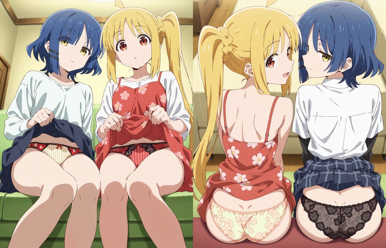 サンプル画像1:ガールズバンドのパンツ2(五本木ポメ) [d_583667]