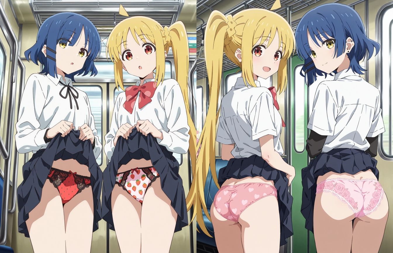 サンプル画像4:ガールズバンドのパンツ2(五本木ポメ) [d_583667]