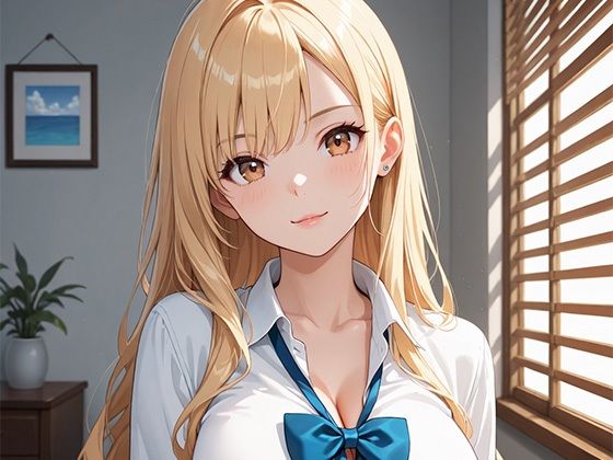 サンプル画像1:隣に越してきた巨乳ギャルJKとHな関係(ぴんくましゅまろ) [d_583774]