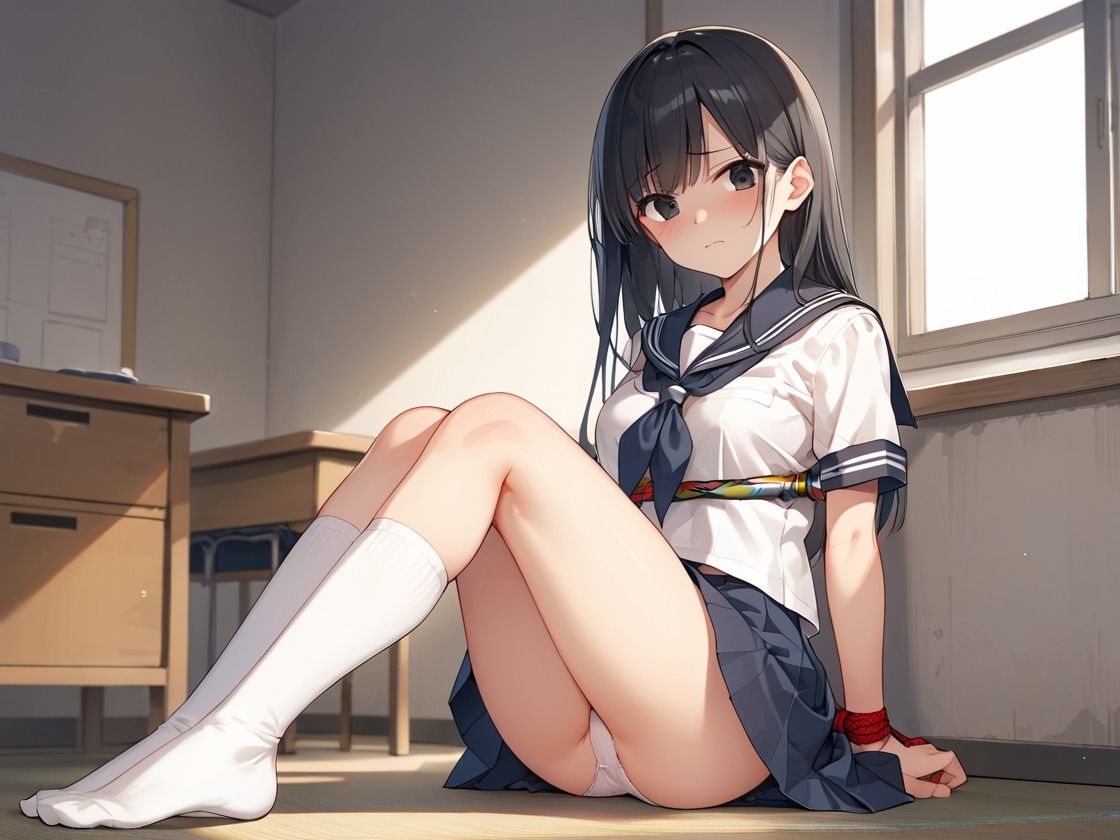 女子校生を拘束して性指導 画像1
